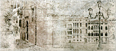 Декор керамический Киров Граффито декор города микс 4 вида 137672 20х45