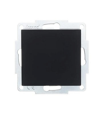 Выключатель механизм 1 клавиша черный бархат 4288-100