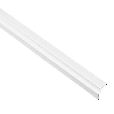 Плинтус PLL-профиль алюмин. белый матовый 15х7х9х13х3000  0.4мм Тегуляр