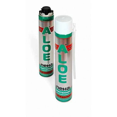 Пена монтажная АЛОЕ всесез.65 Lux ПРОФИ 750мл.