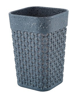 Стакан для ванной комнаты Plast Team Stone 74х74х112мм Темный камень PT134310026