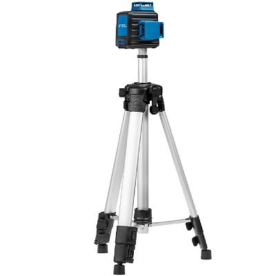 Нивелир лазерный линейный со штативом и аккумулятором BULL LL 3401