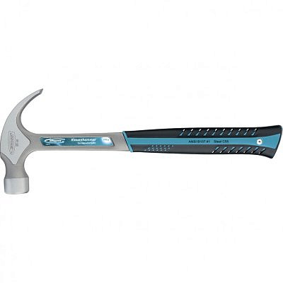 Молоток - гвоздодер GROSS 570г двухкомпонентной ручкой 10470 