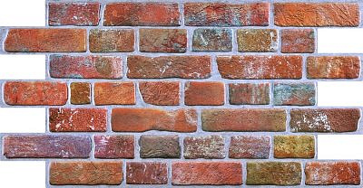 Панель ПВХ Кирпич "Ретро " (955х488мм) 0,4 мм