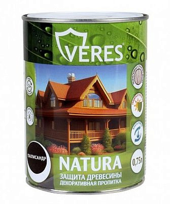 Пропитка VERES NATURA декоративная Палисандр 0,75л