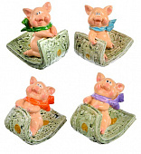 Сувенир Символ года СНОУ БУМ, полистоун, 5,5х6х4,5 см, 4 вида 398-264