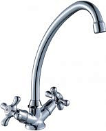 Смеситель д/кухни H02-71 Поворотный излив 260 мм /ROSSINKA/