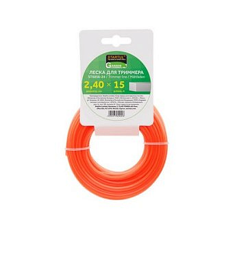 Леска 2,4мм*15м квадратное сечение STARTUL GARDEN ST6056-24