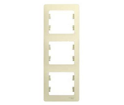 Рамка 4 места , вертикалное , графит SchE GSL001308