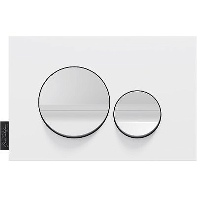 Кнопки смыва Jacob Delafon E20859-00-MWH, матовый белый и глянцевый