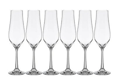 Набор бокалов Crystalex TULIPA для шампанского 170мл 6 шт CR170104T