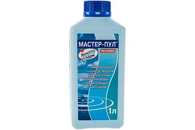 Мастер-Пул 1л бут, без хлорное жид.ср/во 4в1 обеззараж. и чистки