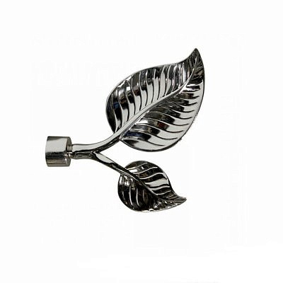 Наконечник Березовый лист хром глянец D16  16.01.01.200 