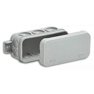 Коробка распределительная  Ruvinil , ОП 43*88*35мм 10 вводов IP54 серый 67091 