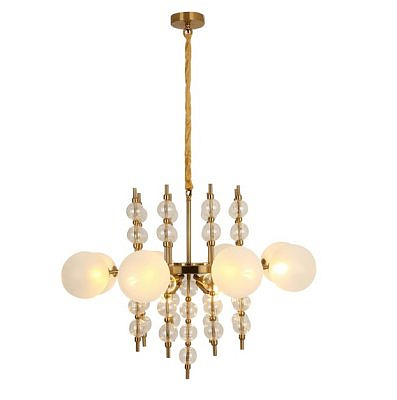 Люстра Амалия бронза d85 h125 E14 8*40W+ E27 4*40W (лампами не комплектуется) 08406-8,20 480W