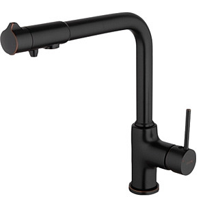 Смеситель для кухни Gappo G4390-10 с подкл.фильтр д/питьевой воды чёрный