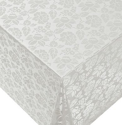 Клеенка столовая DEKORAMA 513 A Белая (1,40*20м)