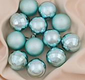 Набор шаров пластик d-4 см, 12 шт "Диско ассорти"  4941822