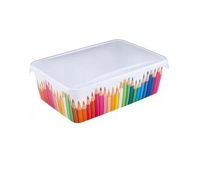 Лоток для мелочей Keeplex Trendy большой с крышкой 22х14х7см Карандашница