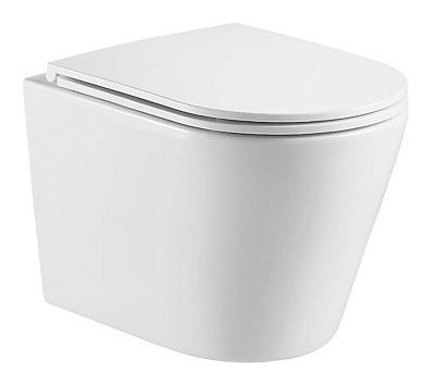 Унитаз подвесной AZARIO Teramo AZ-0053 UQ Слив Торнадо круглый безободковый микролифт