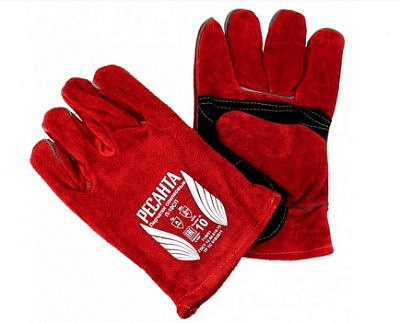 Перчатки спилковые П-10СП Ресанта