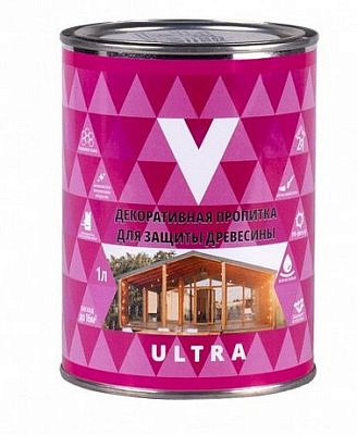 Пропитка декоративная махагон 0,8л ULTRA "V" 