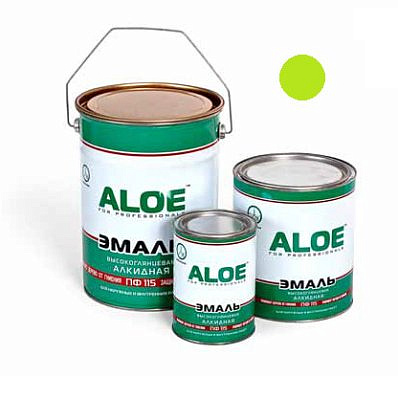 Эмаль ALOE ПФ-115 Салатовый 2,7кг