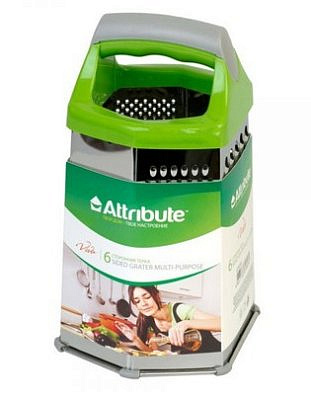 Терка 6-и сторонняя VIVA Grey-Green  ATV721