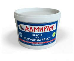 Краска в/д Адмирал Универсал для фасадных работ 3кг 