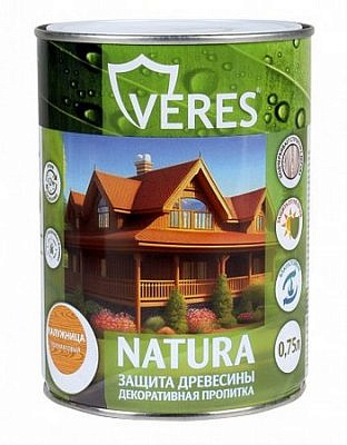 Пропитка VERES NATURA декоративная Калужница 0,75л 262279