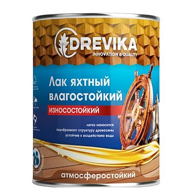 Лак Яхтный глянцевый 0,8 кг DREVIKA 250182