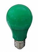  Лампа светодиодная E27 A60 ЛОН LED 220V 12W ЗЕЛЁНЫЙ 360гр. 110*60