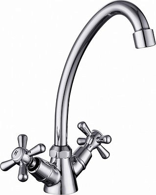 Смеситель для кухни Lemark LM6040C Promotion с поворотном изливом 