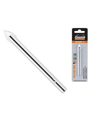 Сверло по кафелю, стеклу 10*100мм Gepard