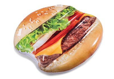 Надувной плотик 58780 145*142см Гамбургер