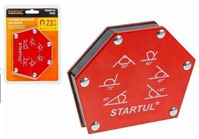 Угольник магнитный для сварки 23кг STARTUL PROFI.