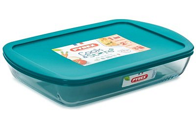 Форма для запекания и выпечки с крышкой COOK&STORE XL 40х27х7см 4,9л прямоугол. 240P002/7044