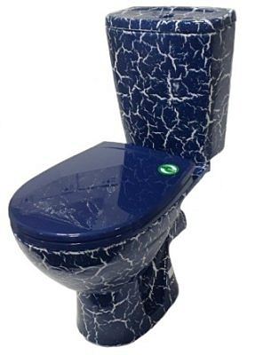 Компакт Rosa Соло Кракелюр синий с сиденьем