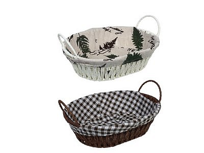 Корзинка плетенная "Амелия" VETTA 27х20х8см, 2 дизайна 414-068