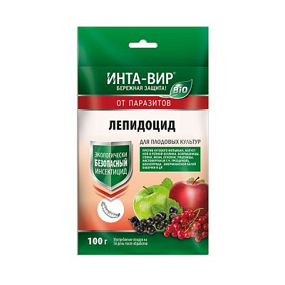 Инсектицид "Инта-Вир" Лепидоцид 100г Фаско