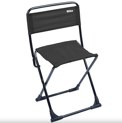 Стул складной со спинкой, черный ПС3/Ч