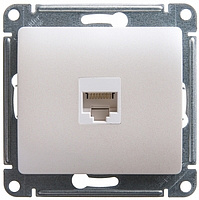 Механизм розетки комплект 1-м RJ45 категория 5Е перламутр SchE GSL000681K