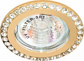 Светильник точечный Feron DL100-C прозрачный золото MR16 G5.3