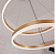 Люстра Incontri 5003-600+400 FGD, LED 92W (60*60*100)