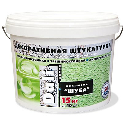 Штукатурка декоративная акриловая Dali-Decor Шуба L-W  15 кг