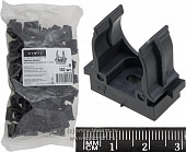 Крепеж клипса d=20мм под мантажный пистолет черная 100шт упак