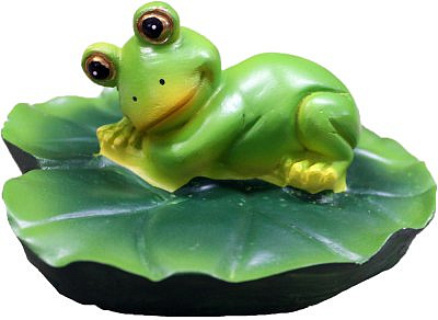 Садовая фигура Лягушка на животе полистоун