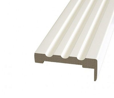 Наличник ALBERO vinyl Белый Классика телескопический 90мм