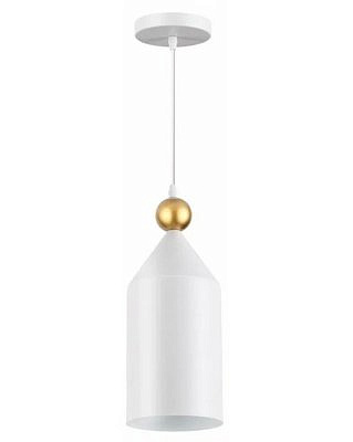 Светильник подвесной Сонекс 4093/1 PENDANT ODL19 375 белый/золотой Е27 1*40W BOLLI