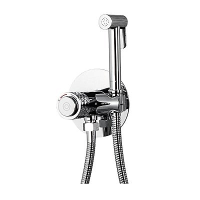 Встраиваемый гигиенический душ  Gappo G7288 с крючком хром.